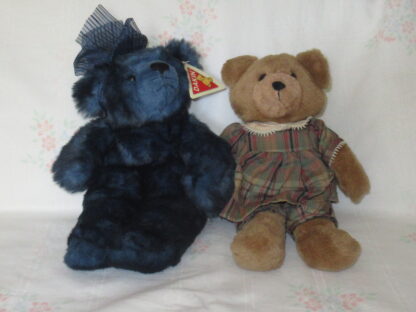 Dakin - Crystal Blue Tipped Bear and Brown Bear in Outfit