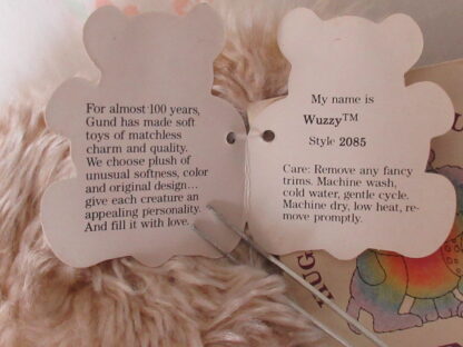 Gund Teddy Bears - Wuzzy 1990 and Brown Bear 1983 - Image 5