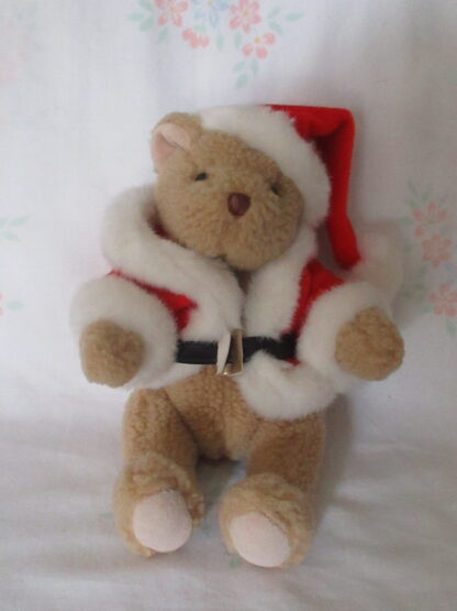 Gund Bears - Brown Bear with Bow and Bear with Santa Outfit - Image 5