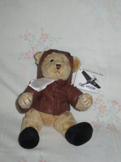 Skyler the Aviator Bear and Gund Fossil 1995 Bear - Image 2