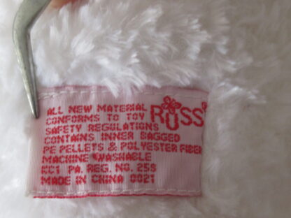 Flurrie - Russ Berrie and Co Teddy Bear with scarf - Image 4