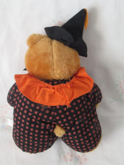 Wishpets Lil Pumpkin, Bear with Witch Hat, Pumpkin Paws Bear - Image 8