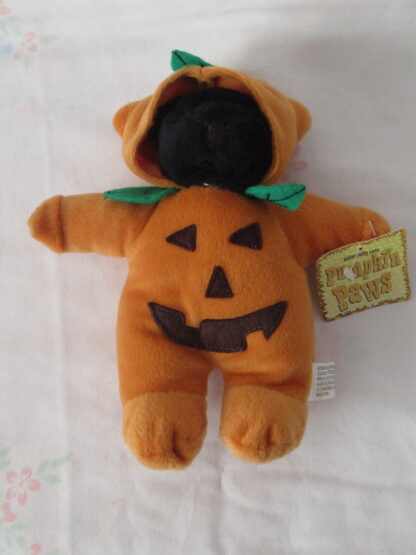 Wishpets Lil Pumpkin, Bear with Witch Hat, Pumpkin Paws Bear - Image 10