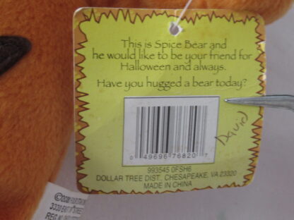 Wishpets Lil Pumpkin, Bear with Witch Hat, Pumpkin Paws Bear - Image 15