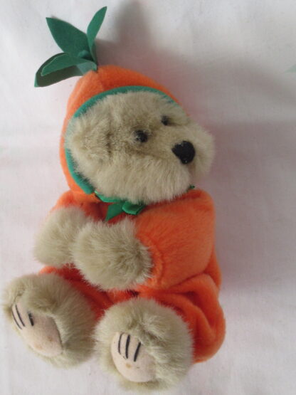 Wishpets Lil Pumpkin, Bear with Witch Hat, Pumpkin Paws Bear - Image 2