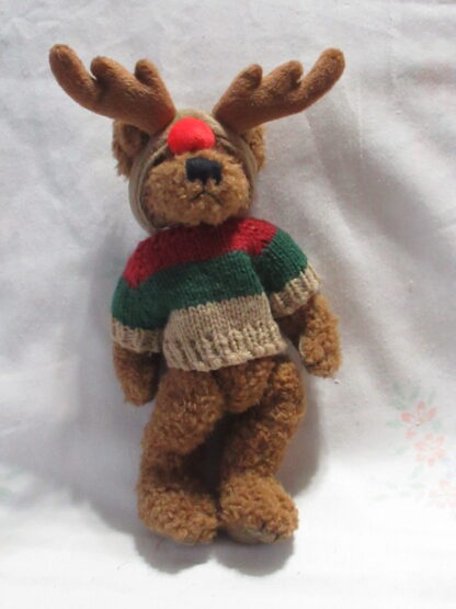 Caltoy Reinbear and Geo Pals Brown Bear with Reindeer Ears - Image 6