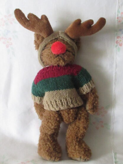 Caltoy Reinbear and Geo Pals Brown Bear with Reindeer Ears - Image 8