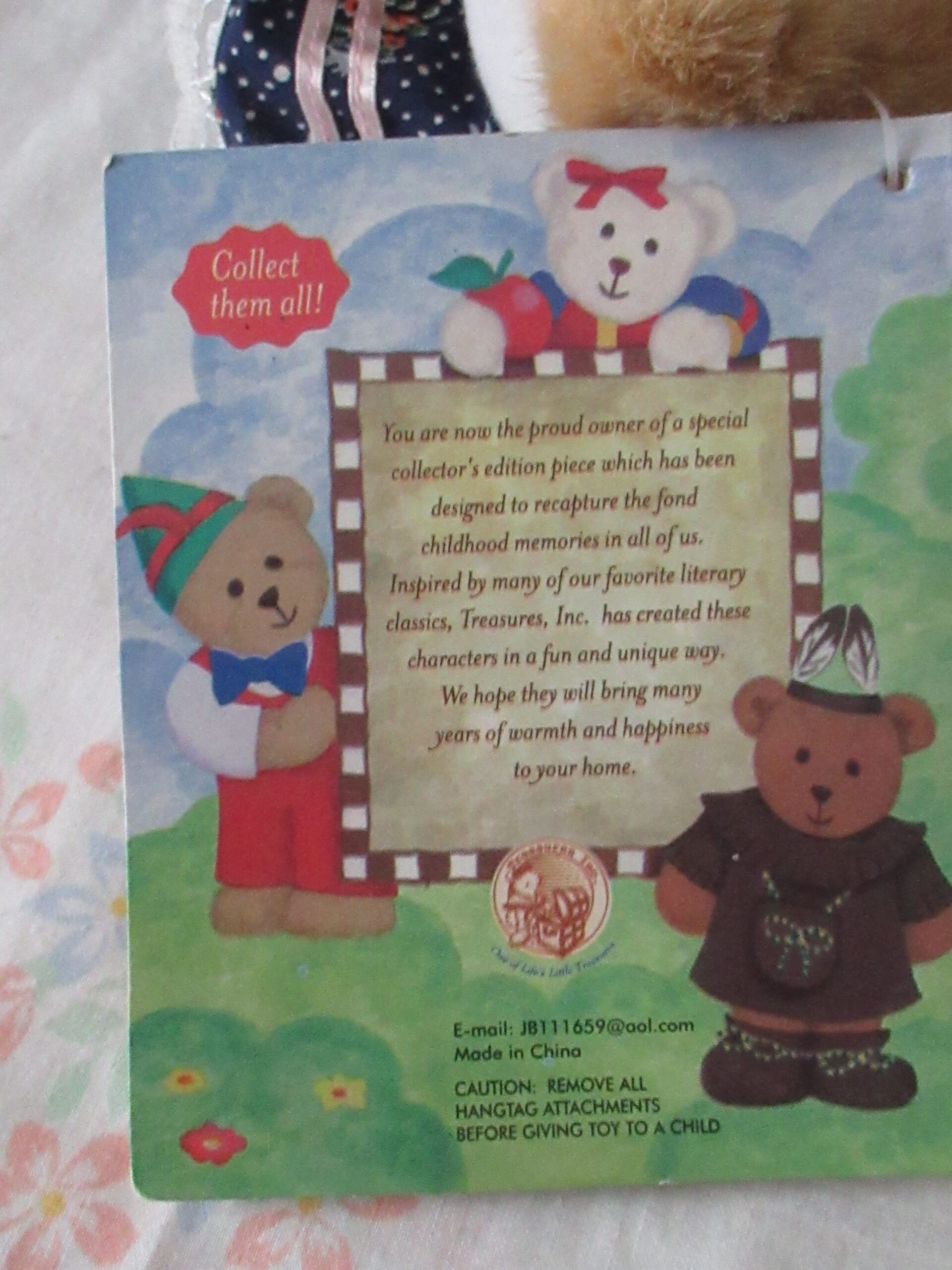 Treasures Inc Storybook Bears Mother Goose, Prince Charming - Image 9