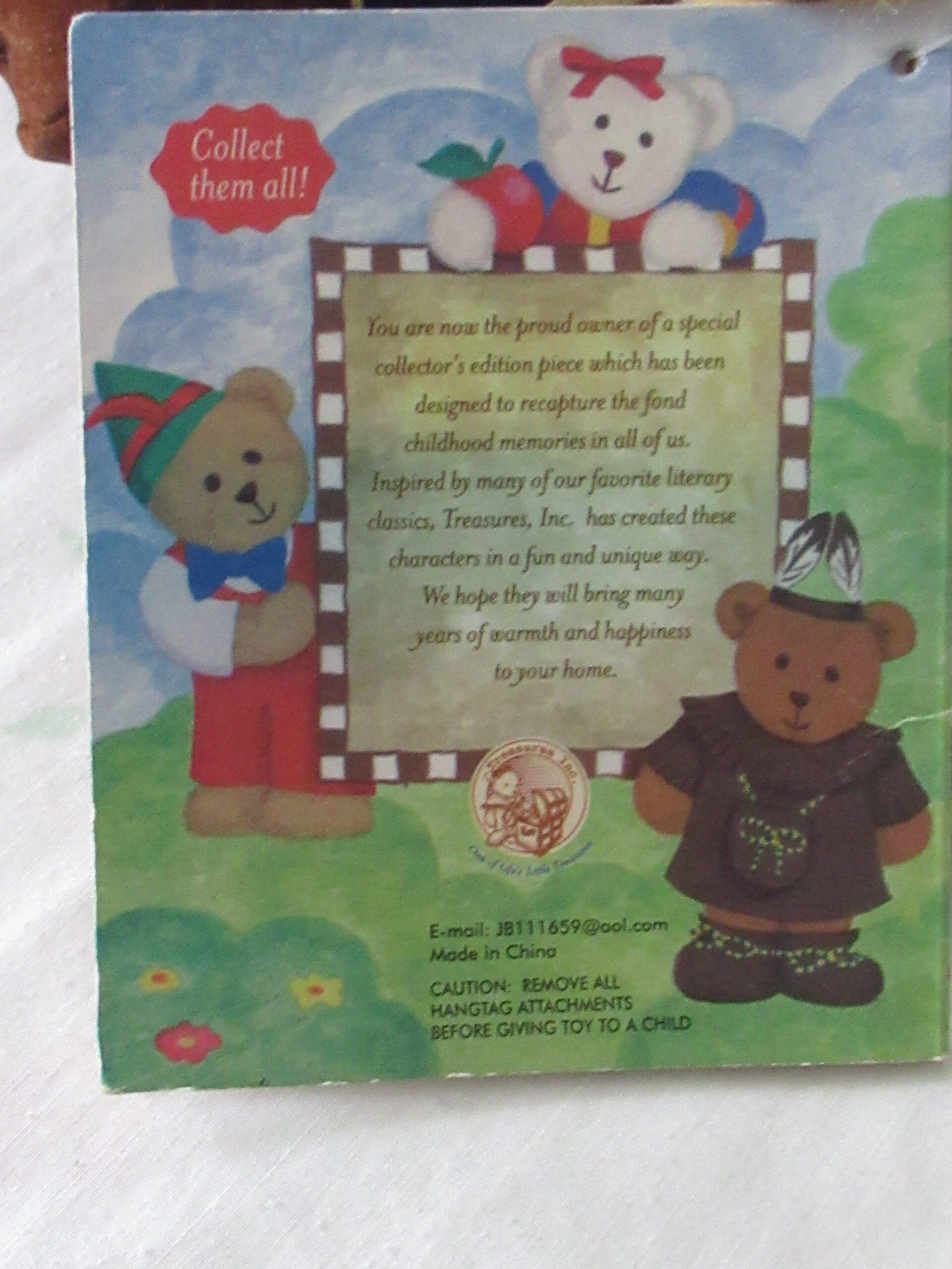 Treasures Inc Storybook Bears Mother Goose, Prince Charming - Image 16