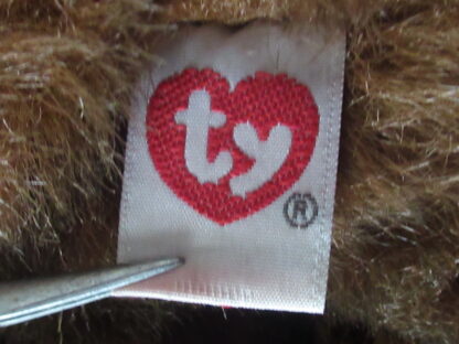Ty Inc 1996 - Brown Bear with Paw Pads and Tail - Image 7