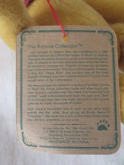 Boyds Bears The Archive Collection Teddy Bear Review Nominee - Image 8