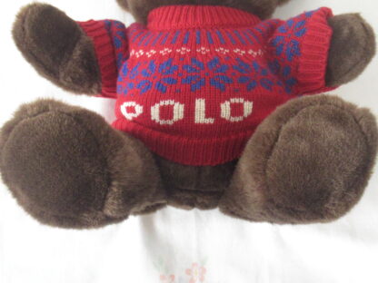 Ralph Lauren 2000 Teddy Bear with Polo Sweater - Image 4
