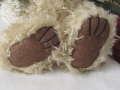 Boyds Bear with Santa Cap and Believe Stocking - Image 4