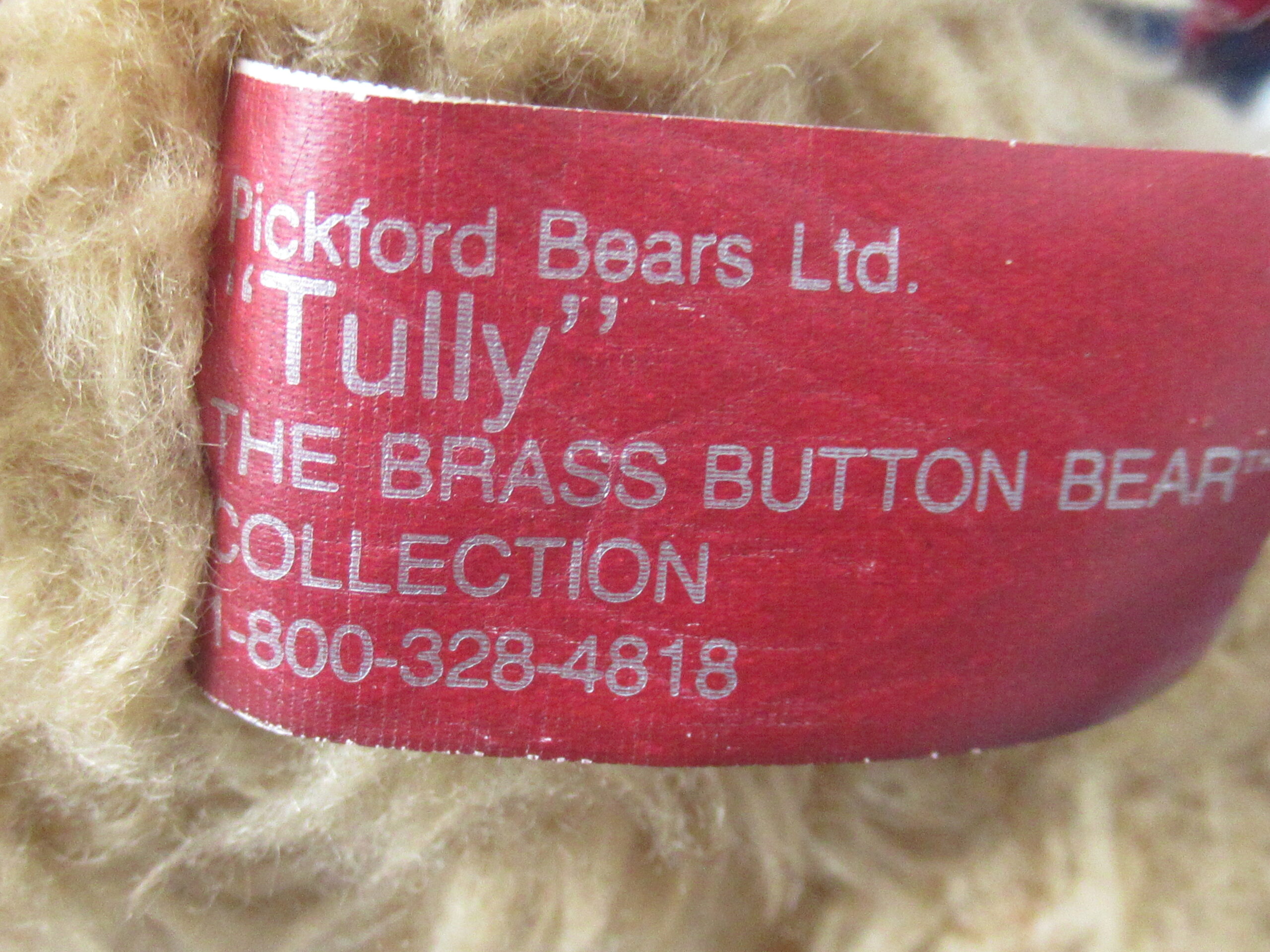 Lot of 3 Brass Button Bears - Tully, Sherwood and Cody - Image 17