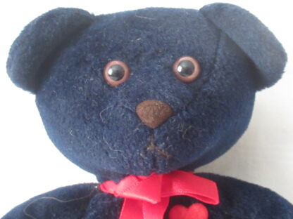Lot of 3 Bears-Black with Red Heart, Avon Bernard and Plaid - Image 3
