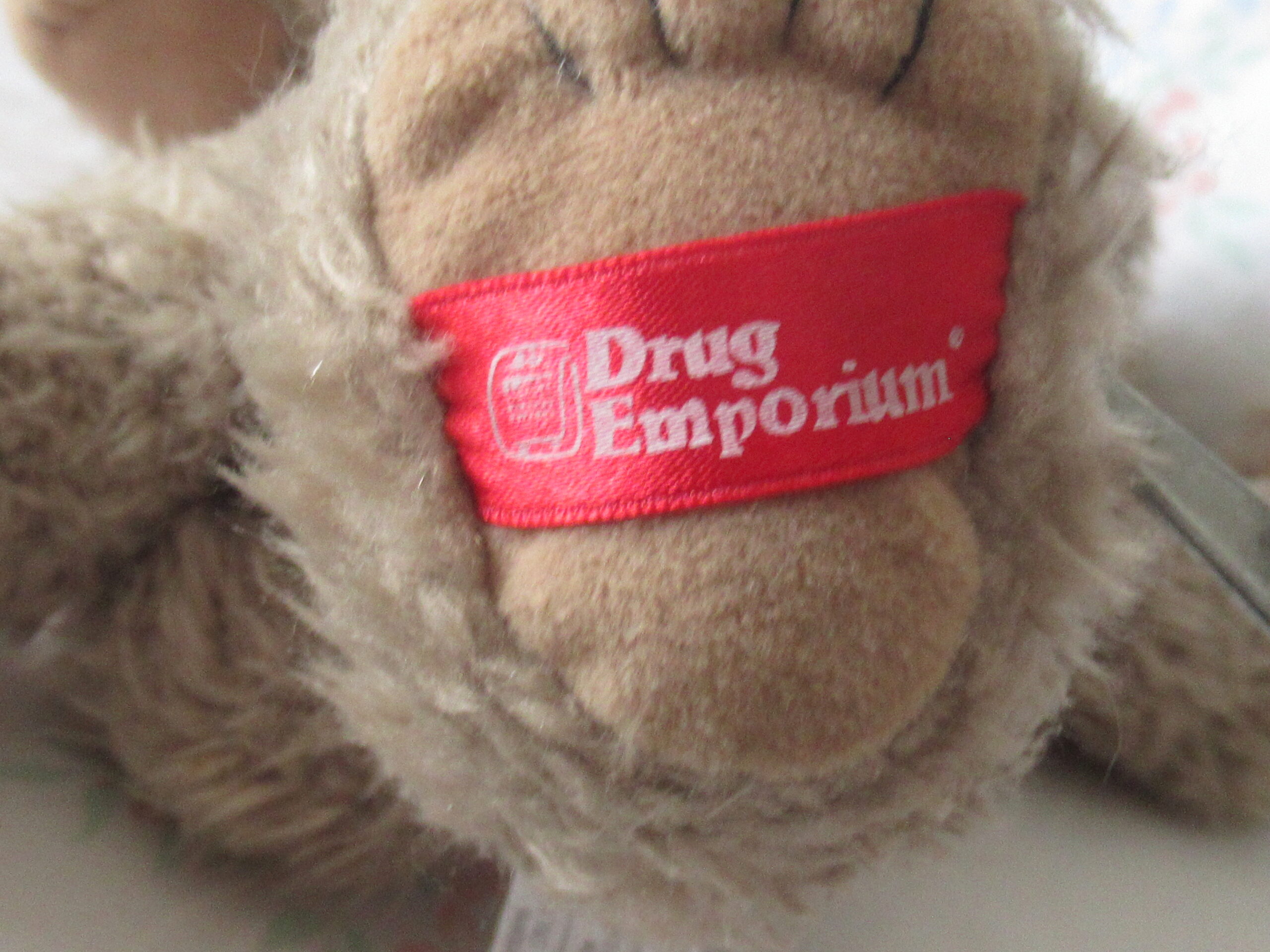 Drug Emporium - Teddy Bear with Plaid Bow - Image 5